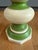 Mid Century Large Staked Green and Cream Ceramic Table Lamp For Sale In Austin - Image 6 of 8