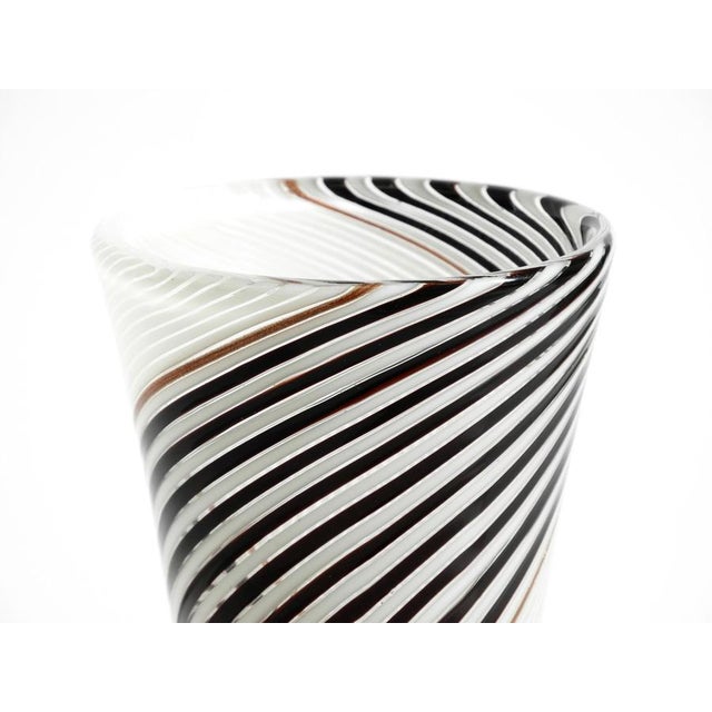 Mid-Century Italian Murano Glass Vase by Dino Martens for Aureliano Toso, 1950s For Sale - Image 11 of 18