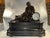 Black 19th Century Large Sized French Figural Mantel Clock For Sale - Image 8 of 12