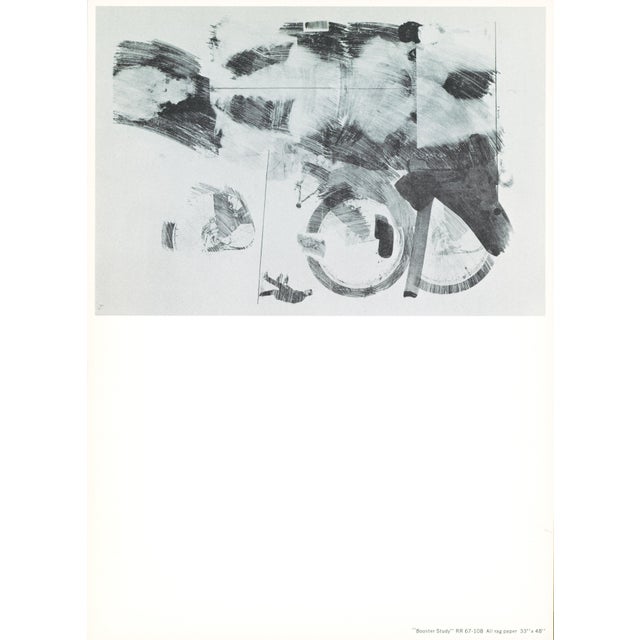 1960s Robert Rauschenberg "Booster and 7 Studies" Gemini g.e.l. Prospectus and Reception Invitation For Sale - Image 9 of 12