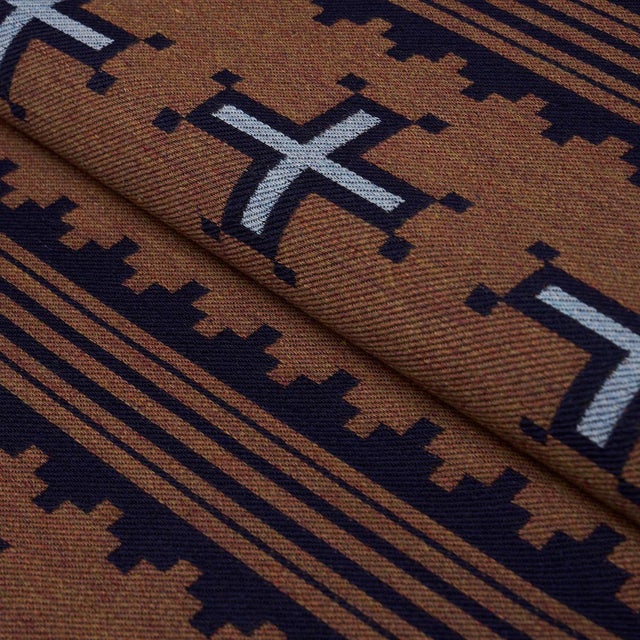 Schumacher Schumacher Born For Water Fabric In Terracotta For Sale - Image 4 of 6