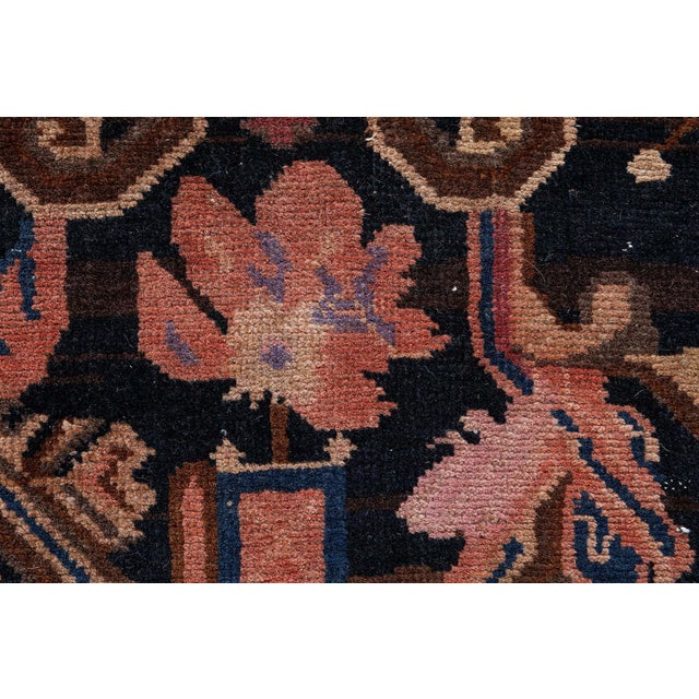 Early 20th Century Doris Leslie Blau 1900s Karabagh Botanic Handmade Wool Rug For Sale - Image 5 of 8