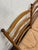 Vintage Country French Double Seat Ladder Back Rush Seat Bench Loveseat Settee For Sale - Image 11 of 16