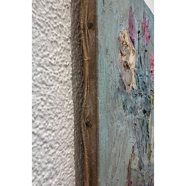 Alexandre Rochat, Bouquet and Book, Oil on Canvas, 1950s For Sale - Image 8 of 11