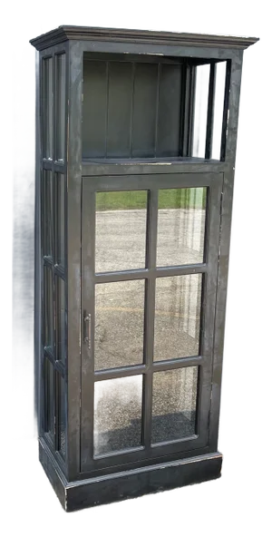 Farmhouse Glass Door Bookcase