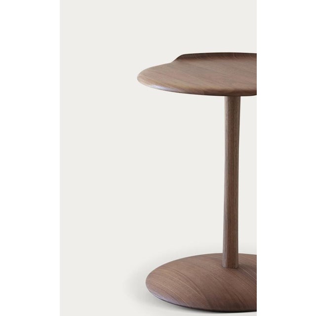Akande Side Table in Walnut by Jonas Lyndby Jensen For Sale - Image 3 of 16