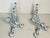 Vintage German Meisen Style Porcelain Figural 2 Parts Candleholders For Sale - Image 9 of 11