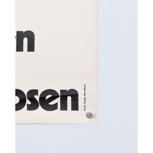 Paper Aufhören oder Weiterkrebsen Anti-Drug Campaign Poster by Peter Welzel, 1970s For Sale - Image 7 of 9