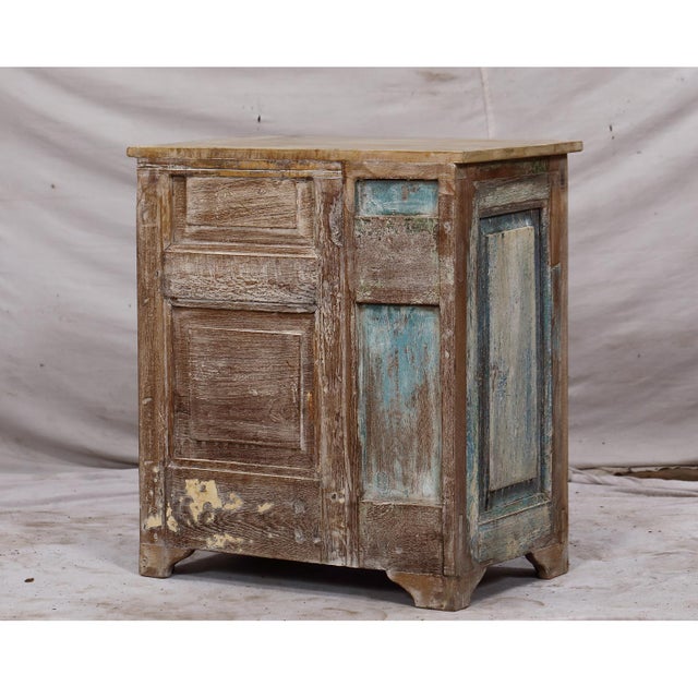 A thoughtful blend of form and history, this nightstand is constructed from reclaimed antique Indian teakwood elements,...