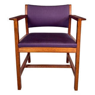 Armchair Model Bm73 in Teak by Børge Mogensen for Fredericia, Denmark, 1950s For Sale