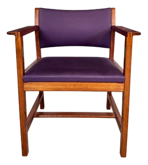 Armchair Model Bm73 in Teak by Børge Mogensen for Fredericia, Denmark, 1950s