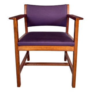 Model BM73 Armchair in Teak by Børge Mogensen for Fredericia, Denmark, 1950s For Sale