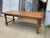 This handsome French farmhouse table is the real deal. Made of French oak, this table features a generous sized top and...