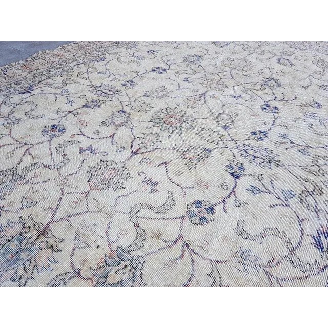 1960s Bohemian Handknotted Vintage Rug For Sale - Image 6 of 11