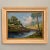 1960s Vintage Italian Landscape Oil Painting Signed Moretti For Sale - Image 5 of 12