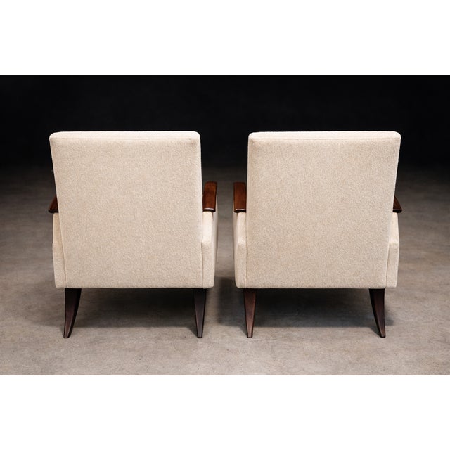 1960s Pair of Brazilian Rosewood Lounge Armchairs by Liceu De Artes E Ofícios, Brazil, 1960s For Sale - Image 5 of 18
