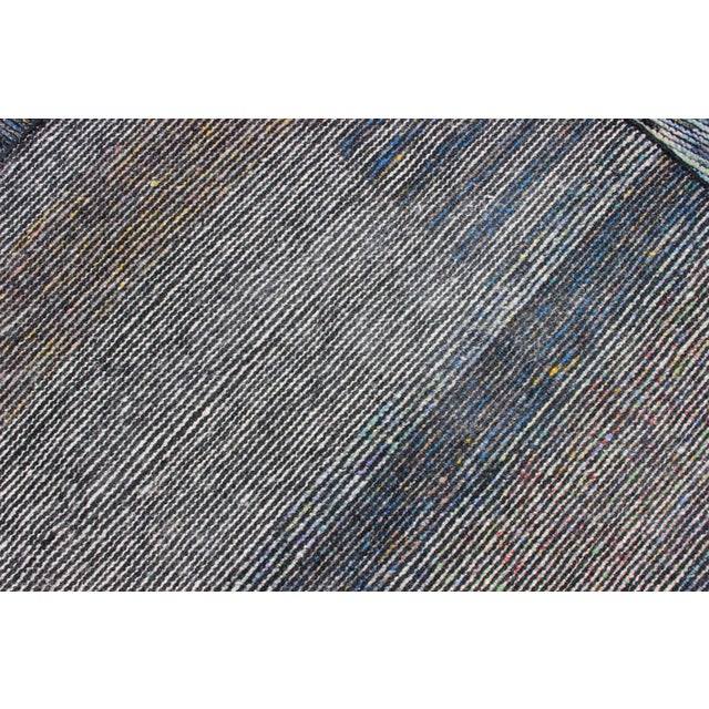 Multi-Colored Modern Design Distressed in Multi Colored & Abstract Modern Design For Sale - Image 12 of 13