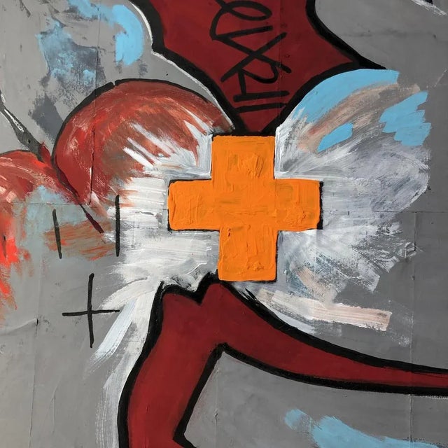 Contemporary Claudie Baran, to Come, 2022, Tempera & Ink on Canvas, Framed For Sale - Image 3 of 6