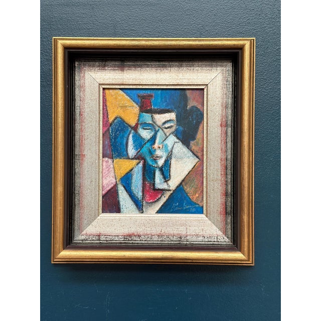 Christian Immonen, Face, 1990, Oil Painting on Panel, Framed For Sale - Image 16 of 18
