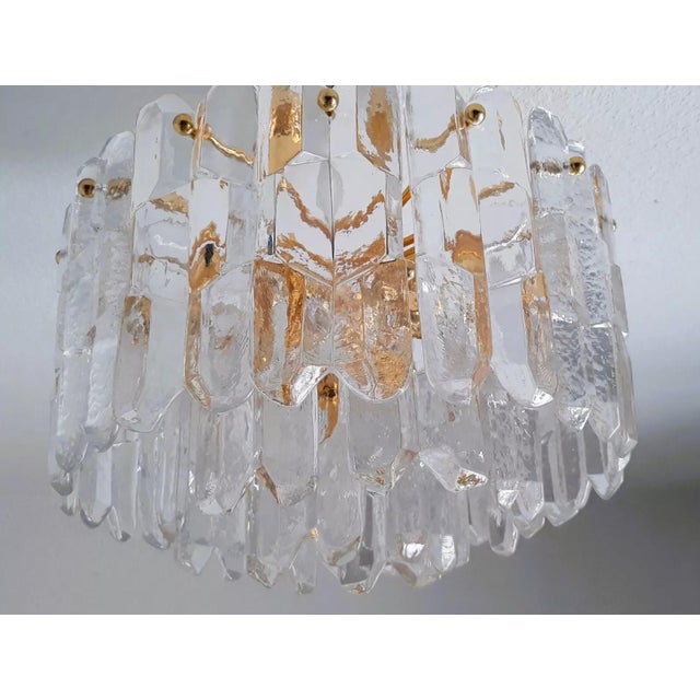 Ceiling Lamp Model 5457 in Brass & Glass by J. T. Kalmar for Kalmar, 1960s For Sale - Image 14 of 18