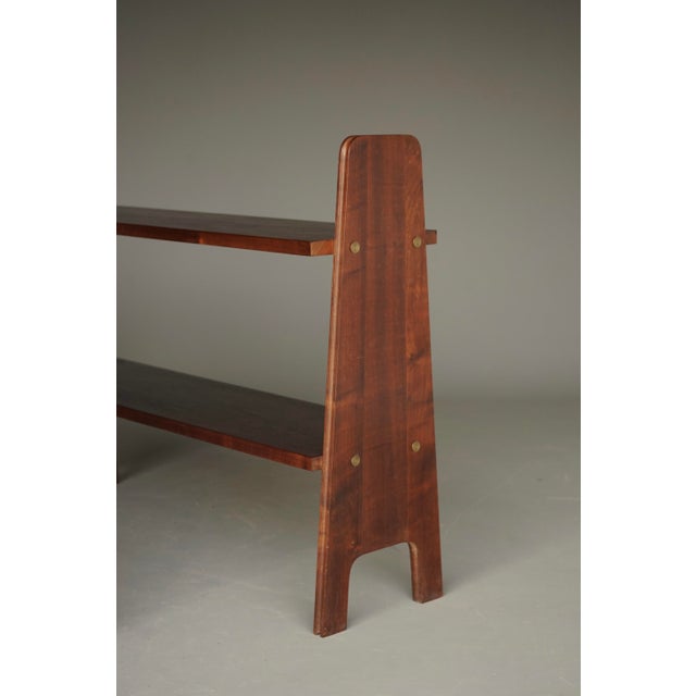 Mid-Century Freestanding Stackable Book Shelves, 1950s, Set of 2 For Sale - Image 11 of 18
