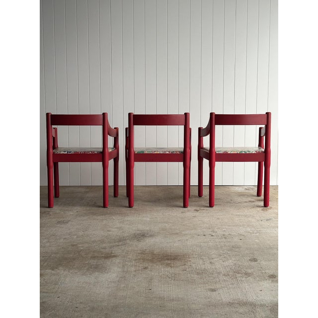 Vintage Red Lacquered Sculptural Armchair, Attributed to Vico Magistretti, C. 1960s — 4 Available For Sale - Image 15 of 18