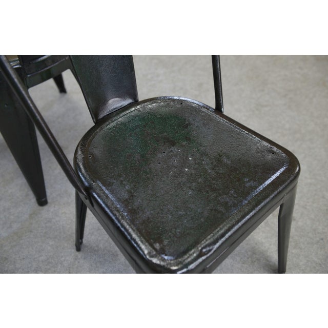 1920s Set of Tolix Chairs by Xavier Pauchard, 1920s For Sale - Image 5 of 13