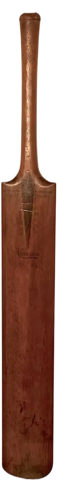 Large Champion Cricket Bat Trade Sign by N Cochrane, 1920s