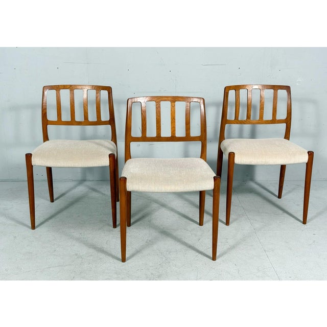1970s Vintage Dining Chairs in Teak by Niels Otto Møller for JL Møllers, 1970s, Set of 4 For Sale - Image 5 of 18
