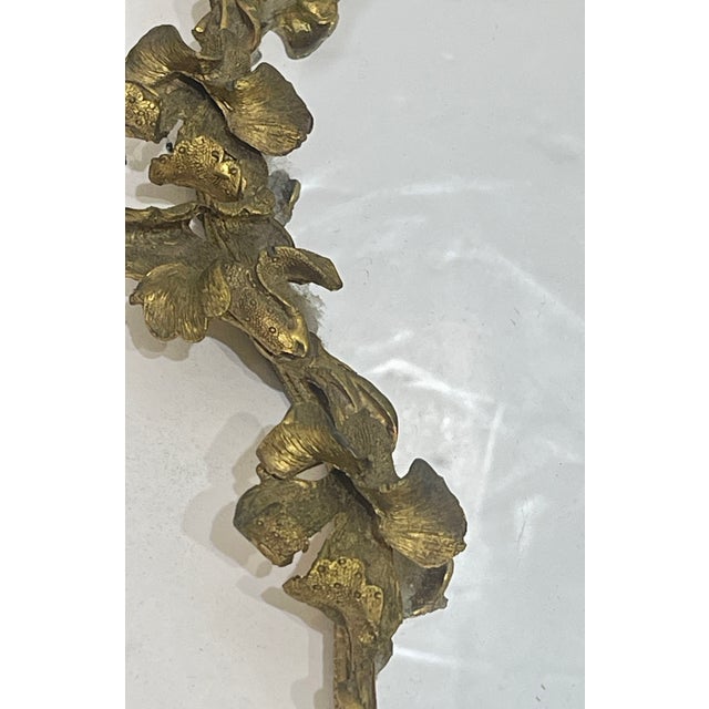 French Vintage Gilt Bronze Mirrored Vanity Tray or Plateau. For Sale In West Palm - Image 6 of 10