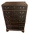 1980’s Two Tone Solid Wood Mahogany Chest of Drawers For Sale