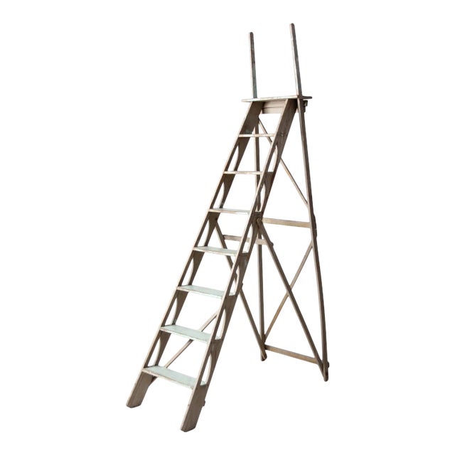 Antique Wooden Ladder For Sale