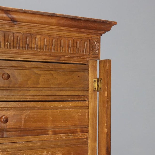 Chest of Drawers in Walnut For Sale - Image 5 of 8