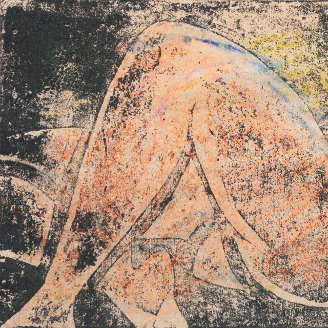 Reclining Nude' by Wedo Georgetti, Cabinet-Sized Post-Impressionist Figural, San Francisco De Young Museum For Sale - Image 4 of 8