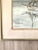 Stunning original drawing of a sailboat in original vintage frame, double matting and glass front. Delicate hues of gray...