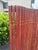 1940s 1940s American Industrial Red Lacquer Wood & Leather Room Divider Screen For Sale - Image 5 of 8