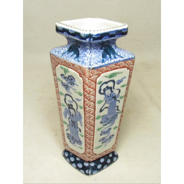 Japanese Imari Porcelain Vase For Sale - Image 11 of 12