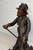 Large Antique European 1800's Carved Wood Fiddler Violinist Sculpture Statue Music For Sale - Image 10 of 18