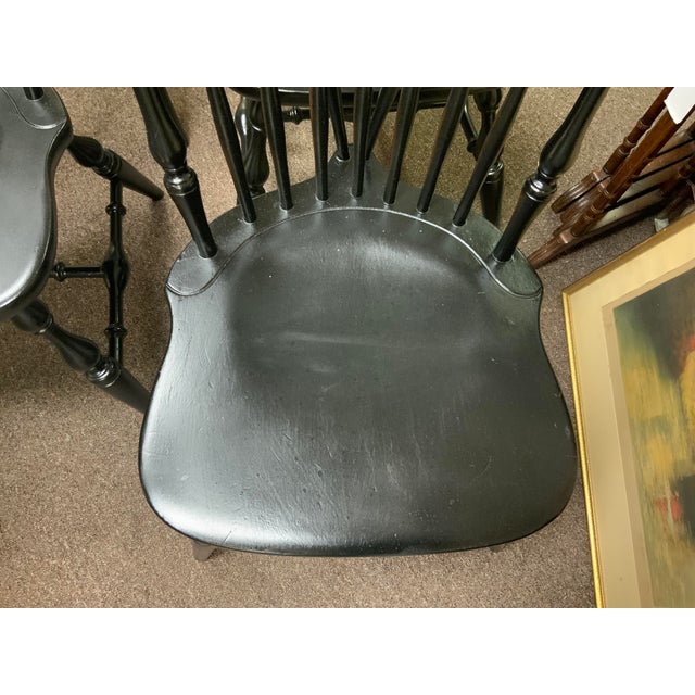 20th Century Painted Windsor Chairs For Sale - Image 4 of 11