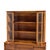 Wood Young Manufacturing Mid Century Walnut Curved Credenza and Hutch For Sale - Image 7 of 11
