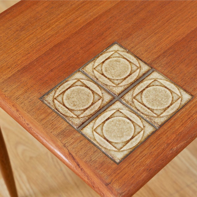 1960s Mid Century Danish Nest of Tables For Sale - Image 9 of 11