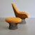 Orange Set of Lounge Chair and Footstool Set by Warren Platner for Knoll Inc. / Knoll International, 1966 For Sale - Image 8 of 13