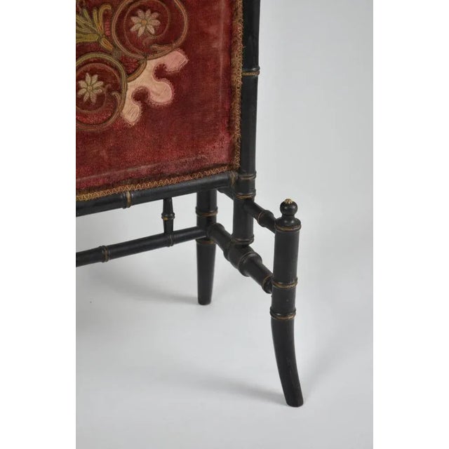 Traditional Late 19 Century French Empire Fireplace Screen For Sale - Image 3 of 13