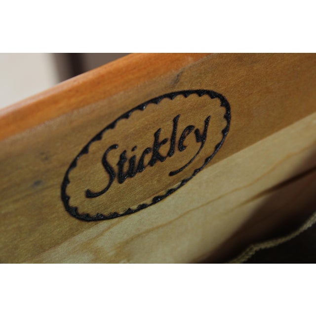 Stickley 3 Door Mahogany China Cabinet For Sale - Image 16 of 18