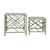 Light Green Chippendale Nesting Tables - Celery green For Sale - Image 8 of 8