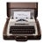 Vintage Portable Typewriter With Original Case - Industrial Design - Swedish Facit 1620 For Sale
