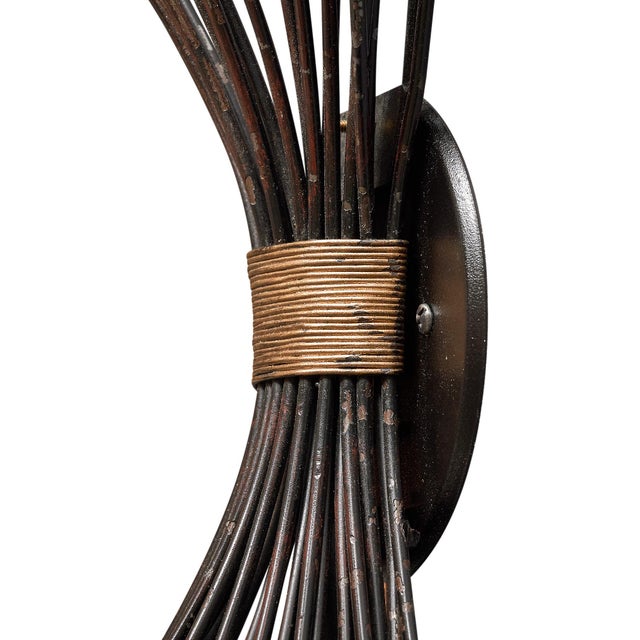 Metal Vintage Mid-Century Italian Sconces For Sale - Image 7 of 9