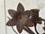 French Country Antique French Iron Candelabra, Grapes and Wheat Motif For Sale - Image 3 of 16