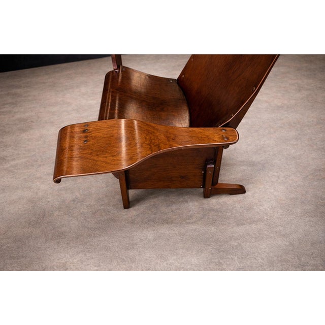 Brazilian Mid-Century Modern Armchair in Bentwood, Cimo, 1950s - Lot 547A For Sale - Image 12 of 14