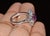 Gia Certified 3.15ct No-Heat Purple Pink Sapphire & Diamond 18k Gold Halo Ring, Size 6.5 For Sale - Image 12 of 18